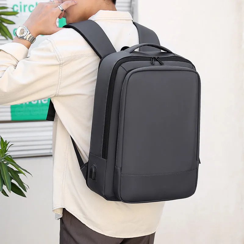deanwangkt Backpack Men's Large Capacity Business Travel Bag Computer Backpack Fashion Trend Junior High School High School and College Student Schoolbag