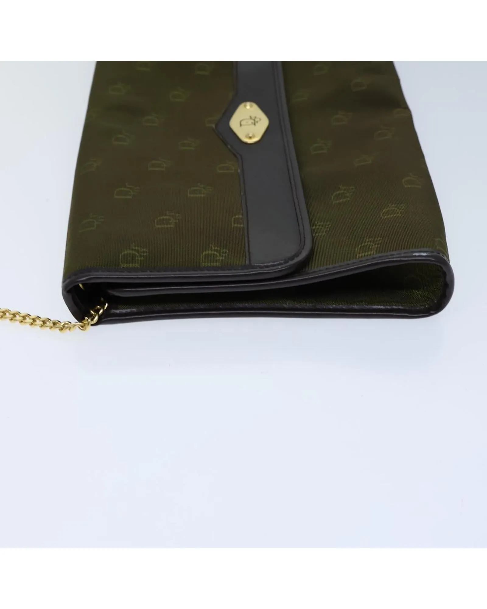 Green Nylon Chain Shoulder Bag by Christian Dior - Authenticated (ac2954)
