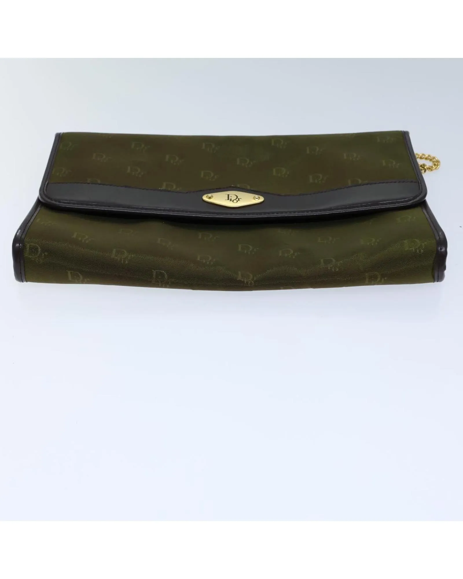 Green Nylon Chain Shoulder Bag by Christian Dior - Authenticated (ac2954)