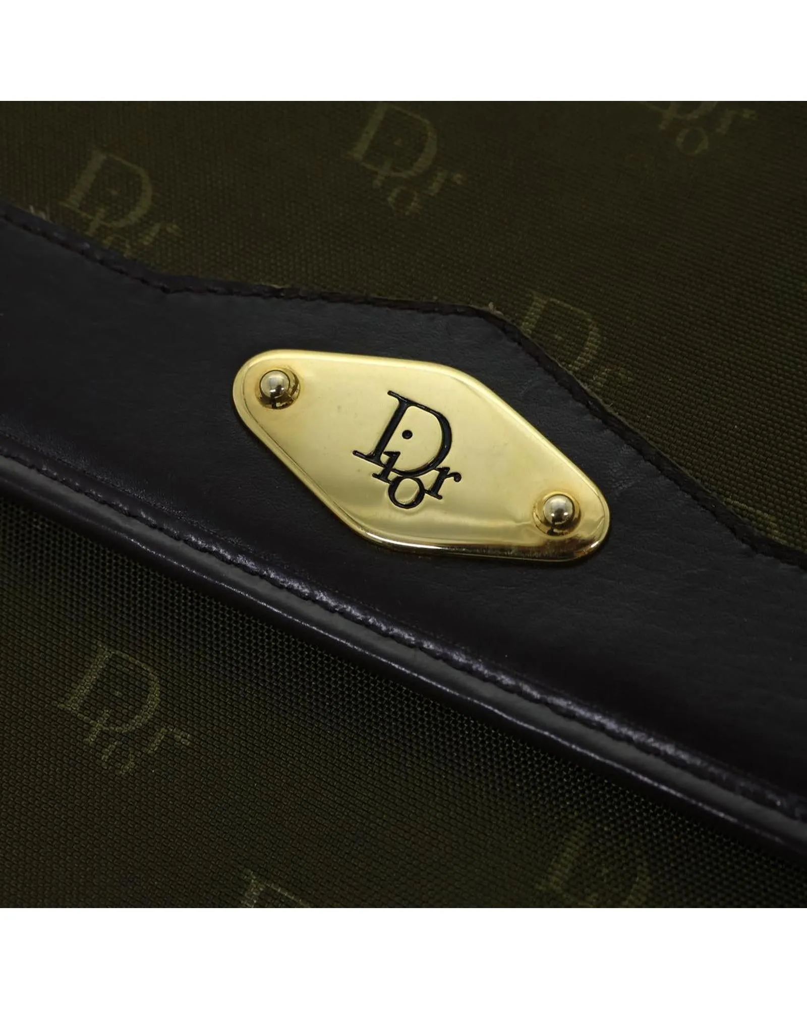 Green Nylon Chain Shoulder Bag by Christian Dior - Authenticated (ac2954)