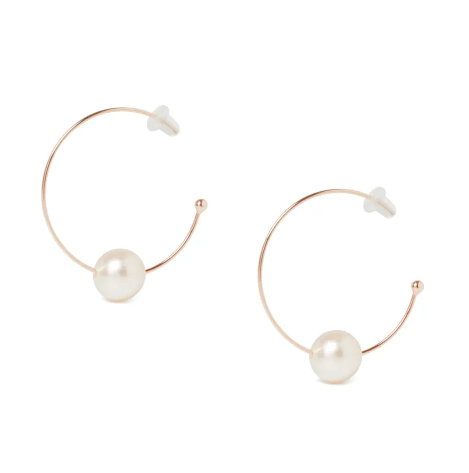 Oh So Fine Hoop Earring Vermeil