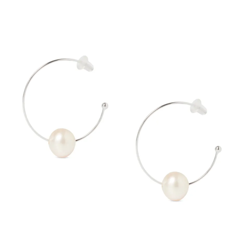 Oh So Fine Hoop Earring Vermeil