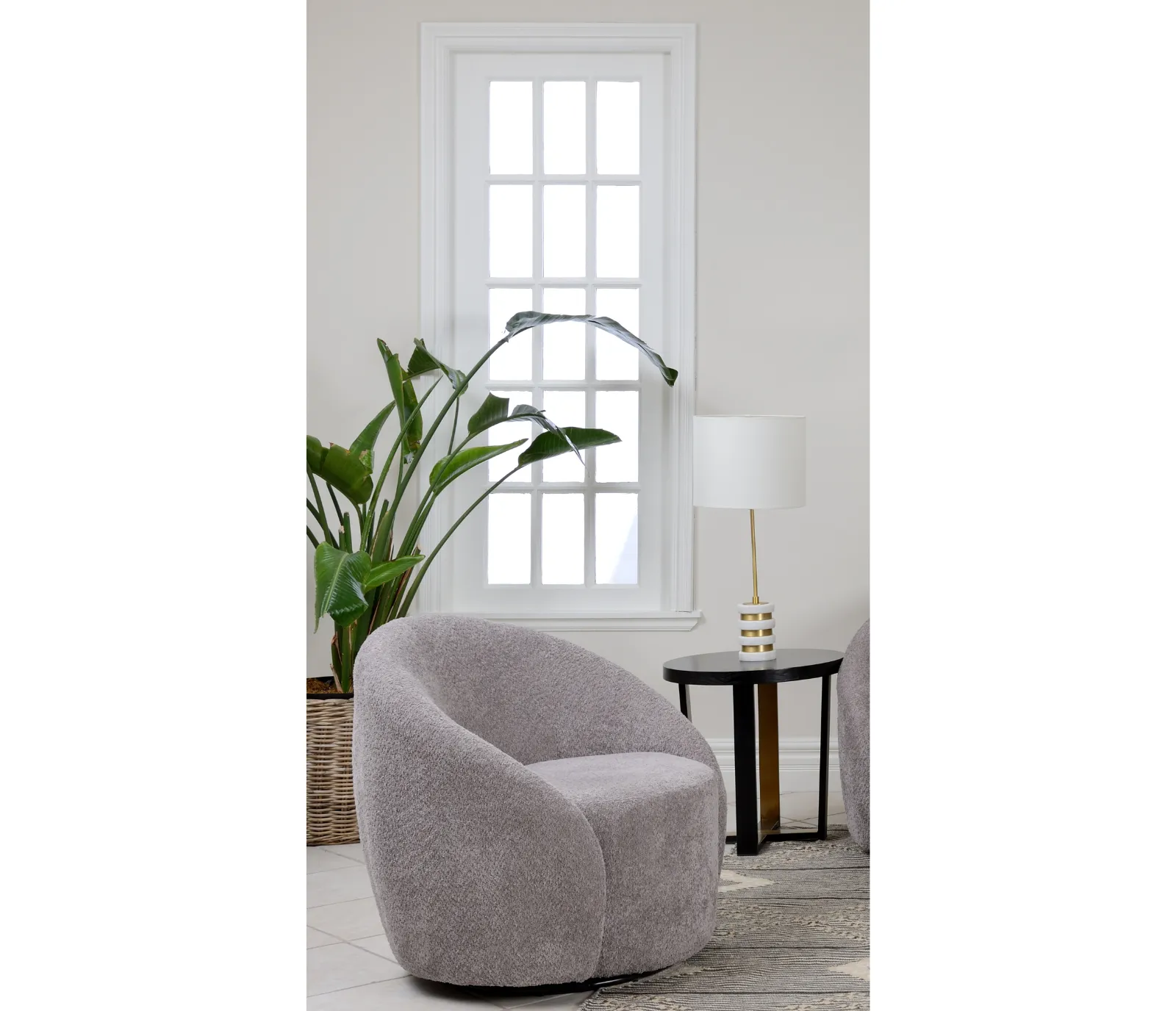 Posh Swivel Chair - Fabric - Custom
