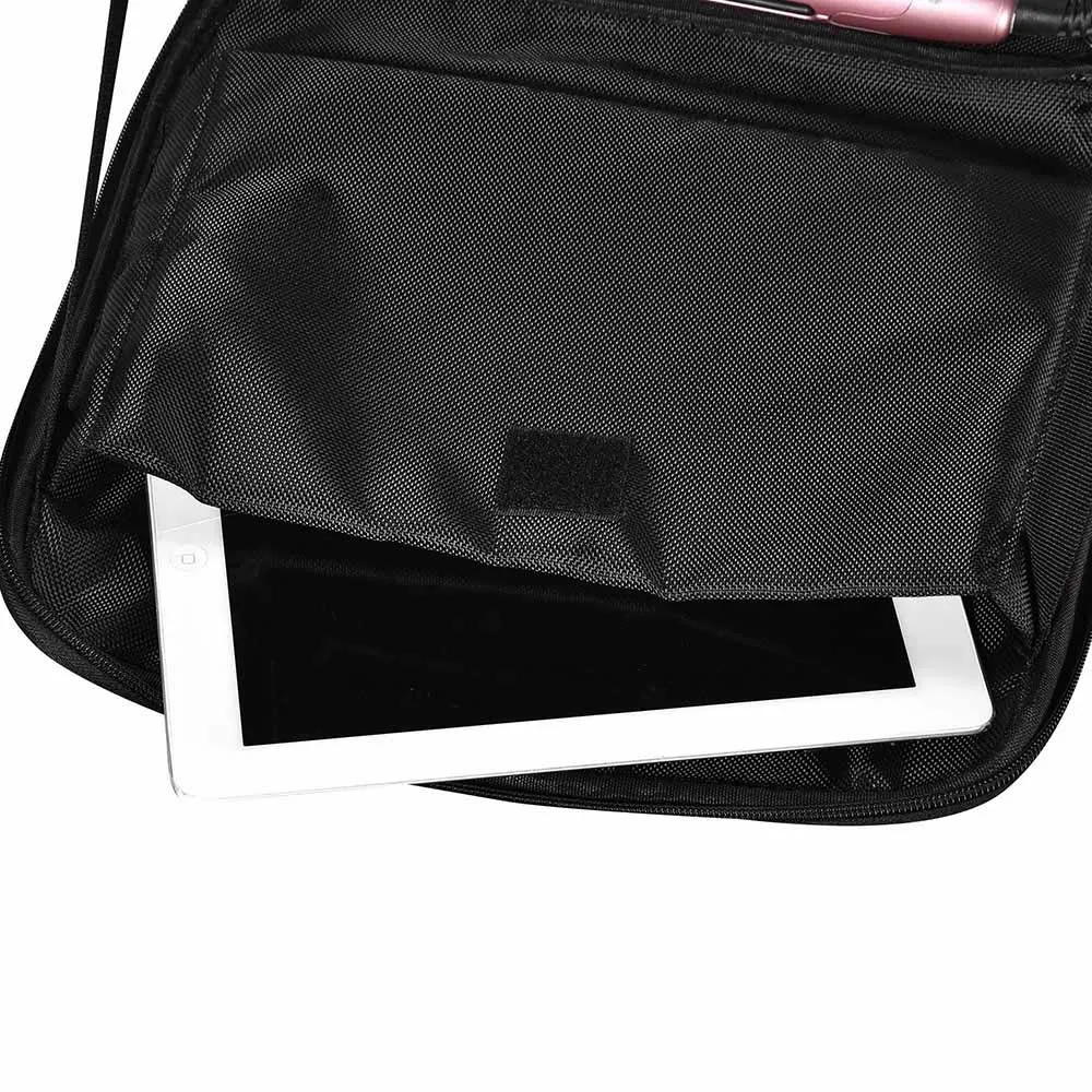 TheLAShop Rolling Makeup Hair Stylist Travel Case 2-Tier 15x12x24 in