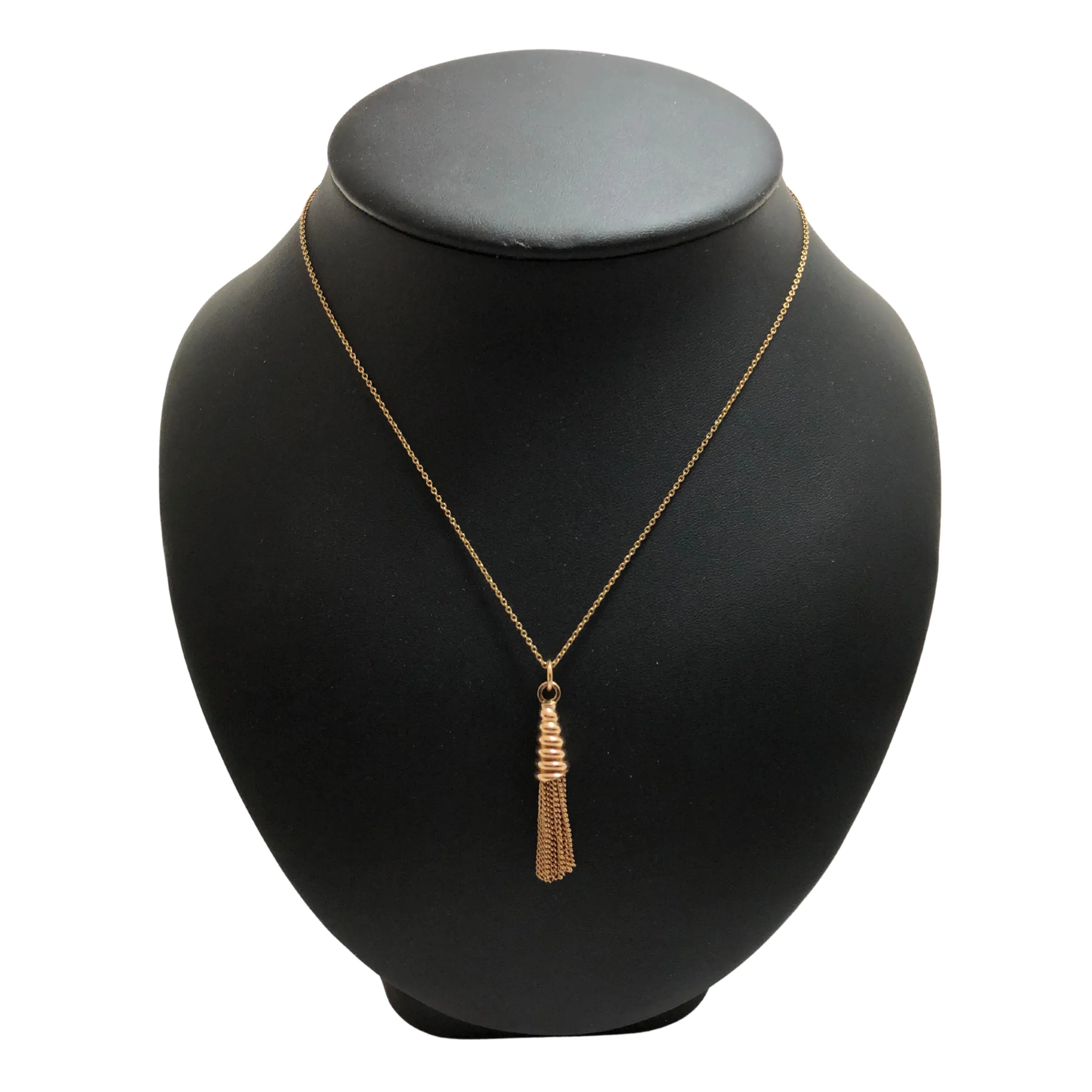 Vintage 14K Yellow Gold Tassel Fob Pendant